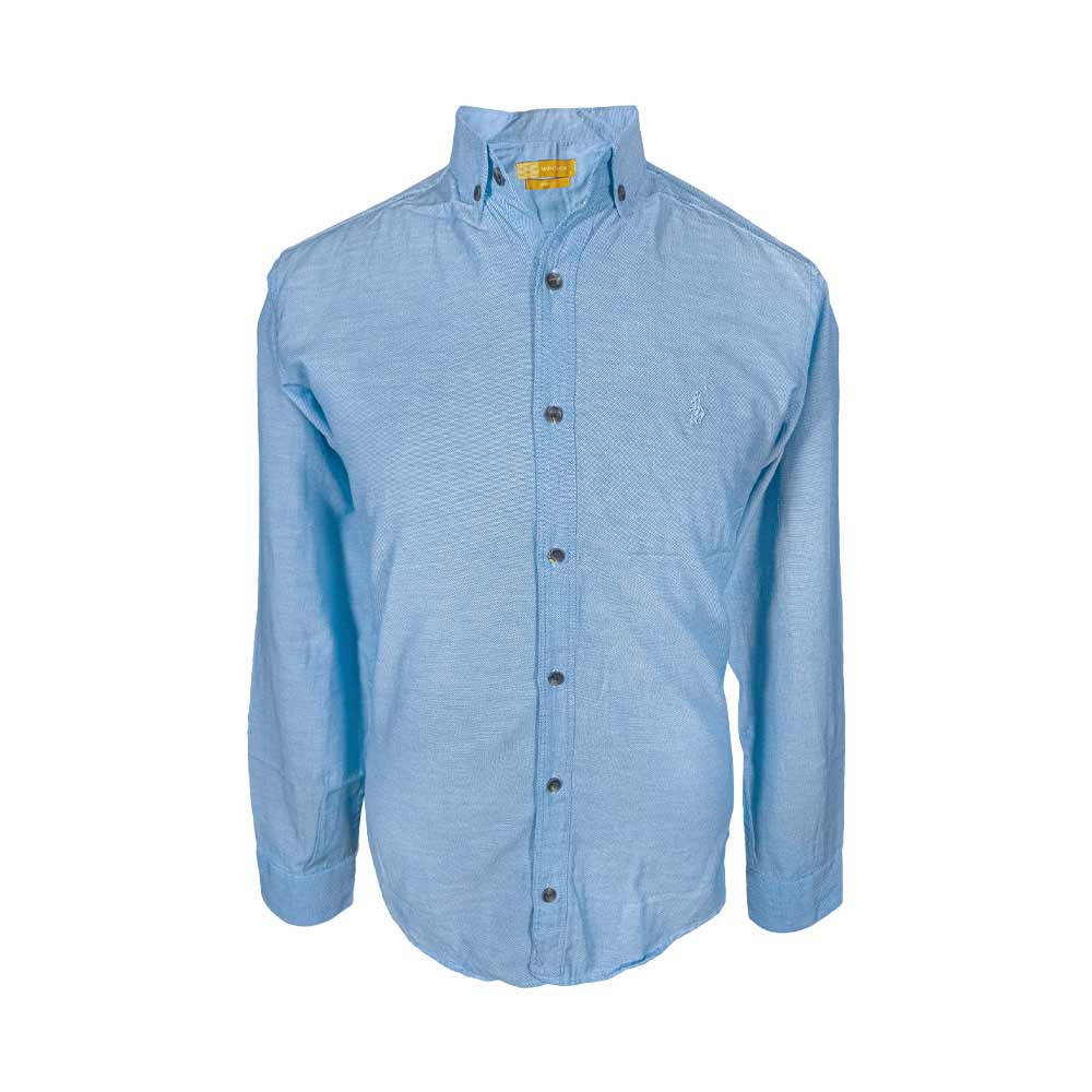 پیراهن آستین بلند مردانه مدل جودون کد 78-124148 رنگ آبی