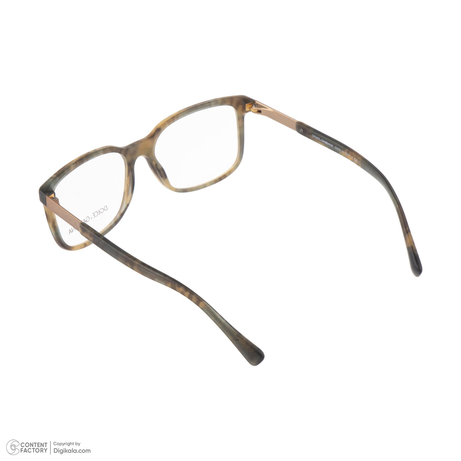 فریم عینک طبی ویفرر (Wayfarer) دولچه اند گابانا مدل 0DG3189-2801 مناسب برای صورت مستطیل، مربع، قلب و بیضی -  - 6
