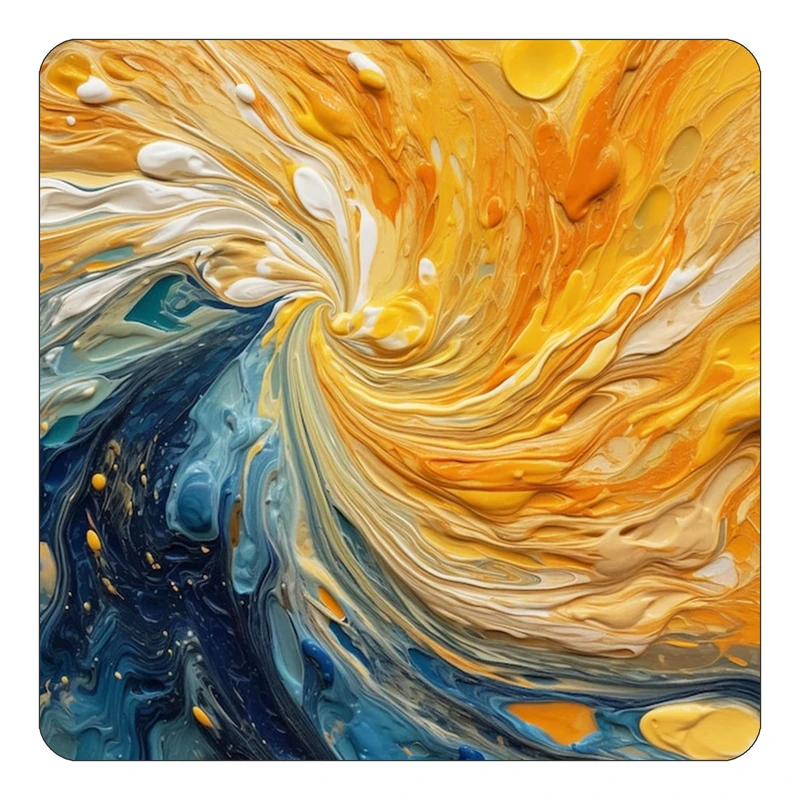 مگنت کاکتی طرح نقاشی رنگ روغن مدل mp70894