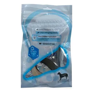 تشویقی سگ مدل دایره با طعم گوشت گاو و پنیر وزن 100 گرم