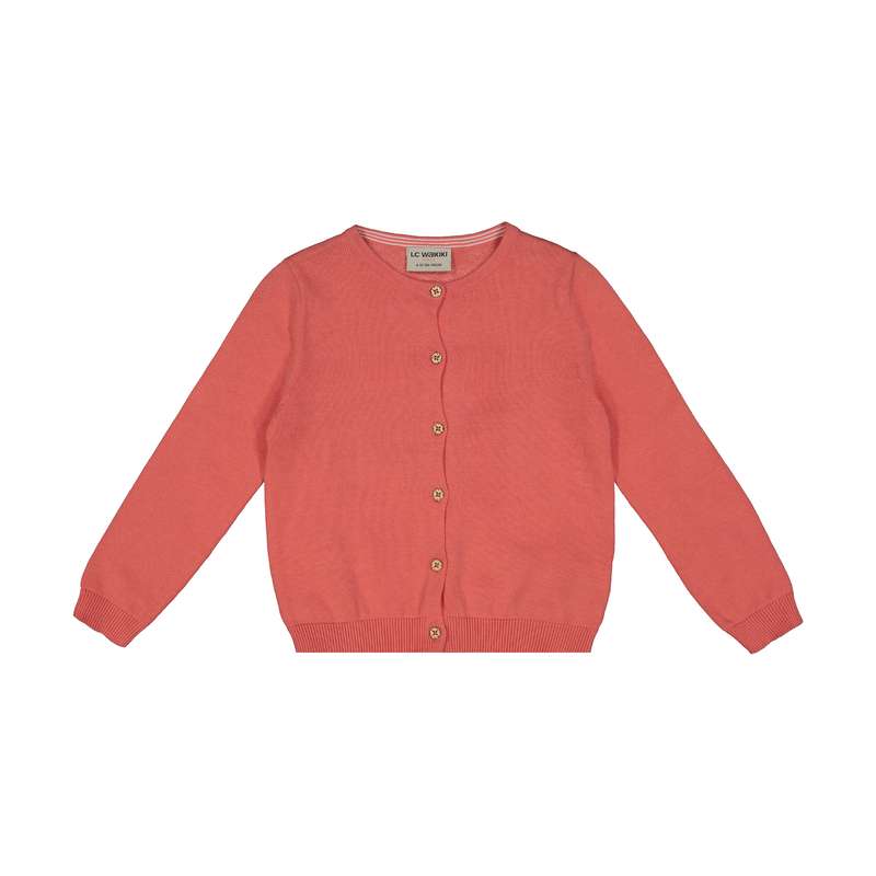 ژاکت دخترانه ال سی وایکیکی مدل 8S0618Z4-GG7-CORAL