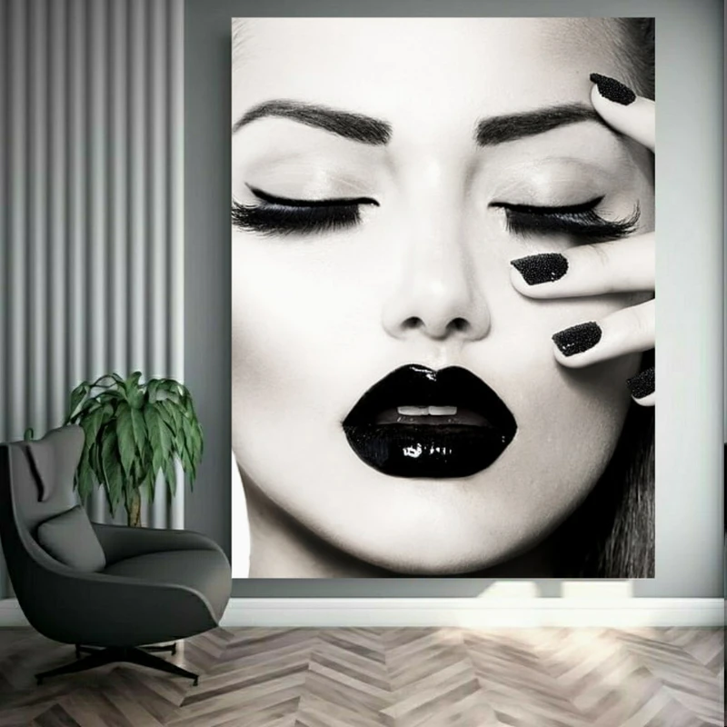 تابلو بوم طرح آرایشگاه زنانه مدل میکاپ کد FP105743