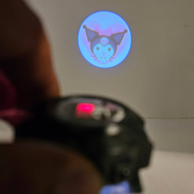 ساعت مچی دیجیتال بچگانه مدل  کرومی کارتونی پروژکتوری