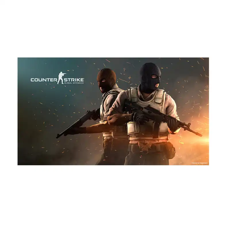 ماوس پد مخصوص بازی طرح CS Go مدل 112244