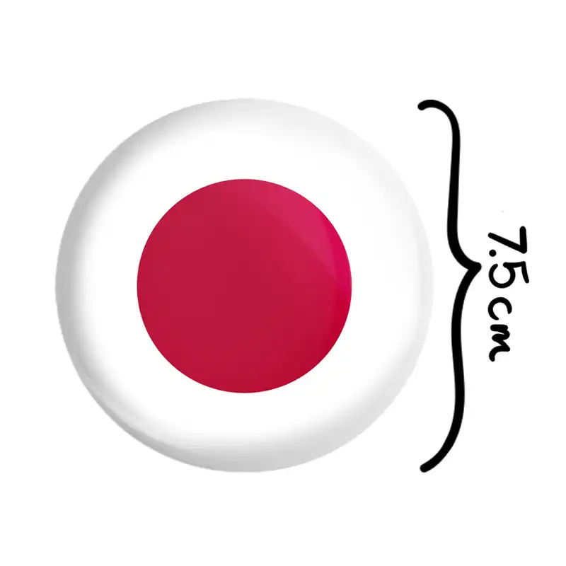 آینه جیبی خندالو مدل پرچم ژاپن  کد 20633