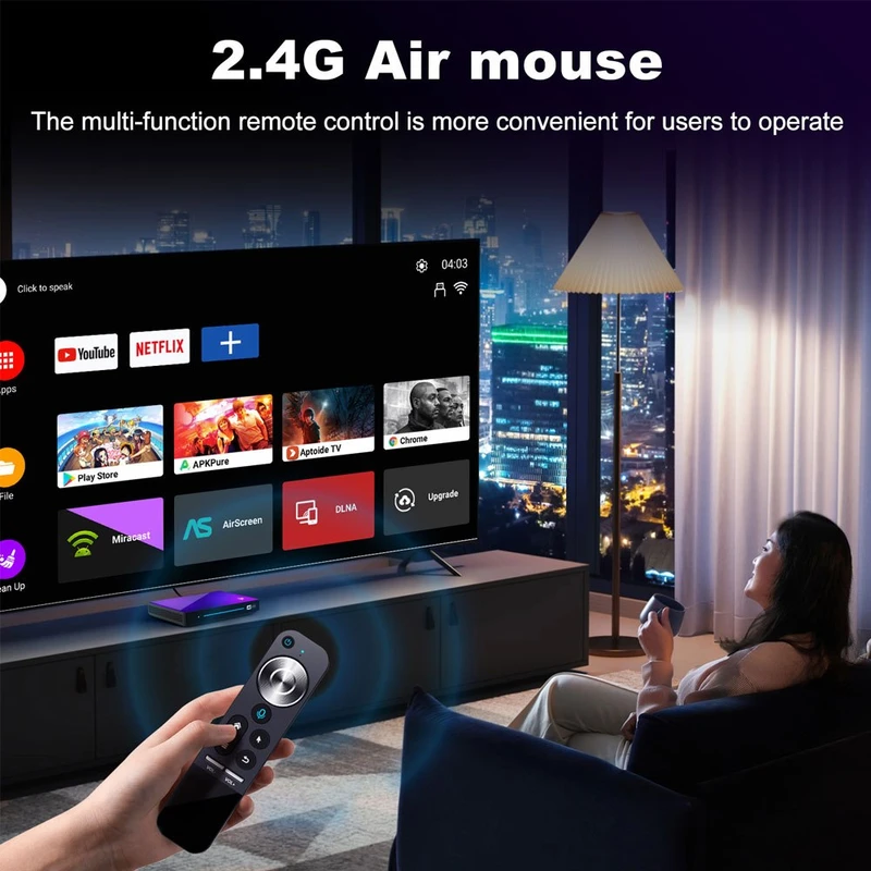 عکس شماره 7 : اندرویدباکس اچ96 مدل max m9 4-32gb