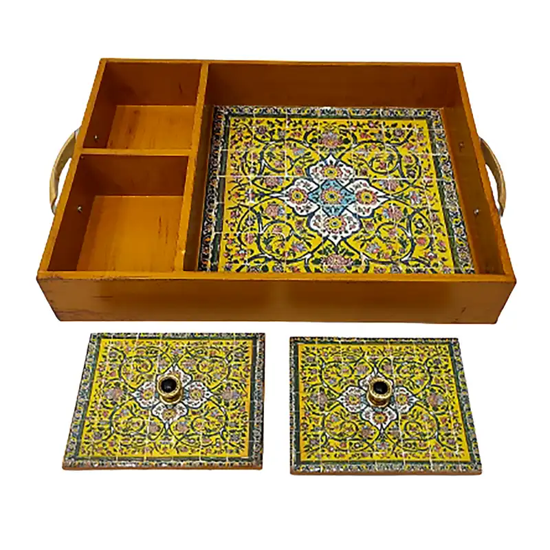 سینی چوبی مدل چند کاره کد z3040