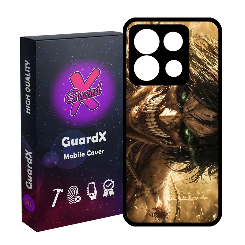 کاور گارد ایکس طرح مبارز مدل 11075 مناسب برای گوشی موبایل شیائومی Poco X6 5G / Note 13 Pro 5G