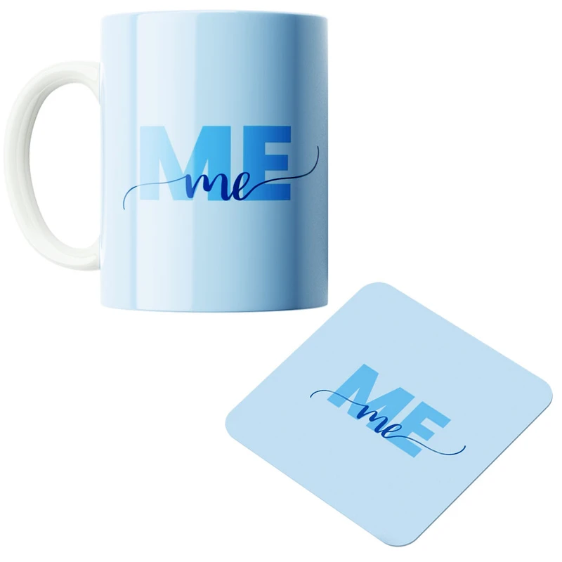 ماگ پاد آفرین مدل من کد 698 به همراه زیر لیوانی 