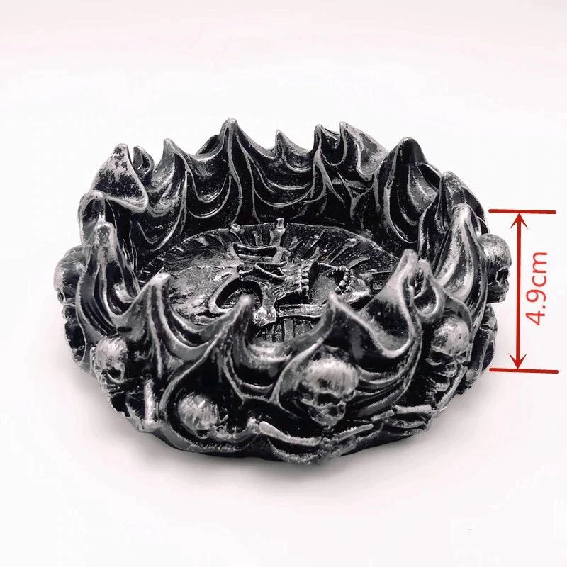 عکس شماره 9 : زیرسیگاری طرح اسکلت مدل شعله