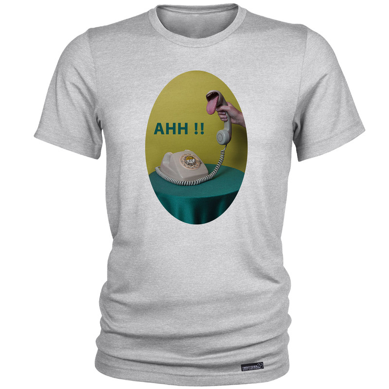 تی شرت آستین کوتاه مردانه 27 مدل Ahh کد MH1572