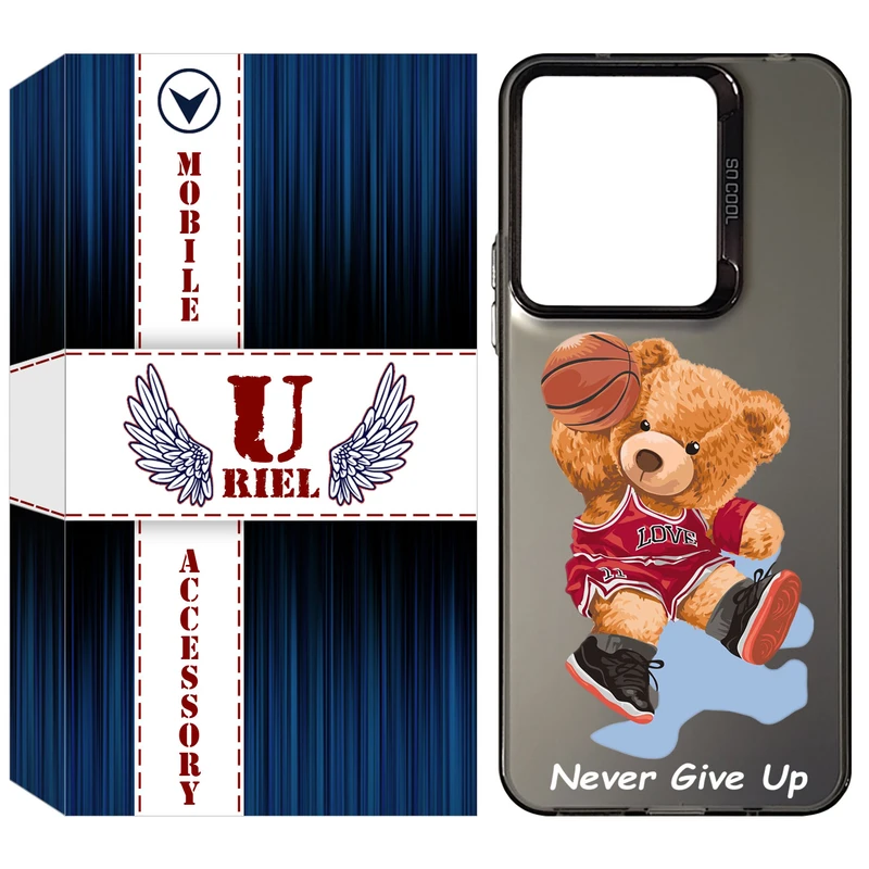 کاور یوریل مدل قاب SCL کد 63 طرح خرس ورزش کار مناسب برای گوشی موبایل شیائومی Redmi 13 4G / Redmi 13 5G