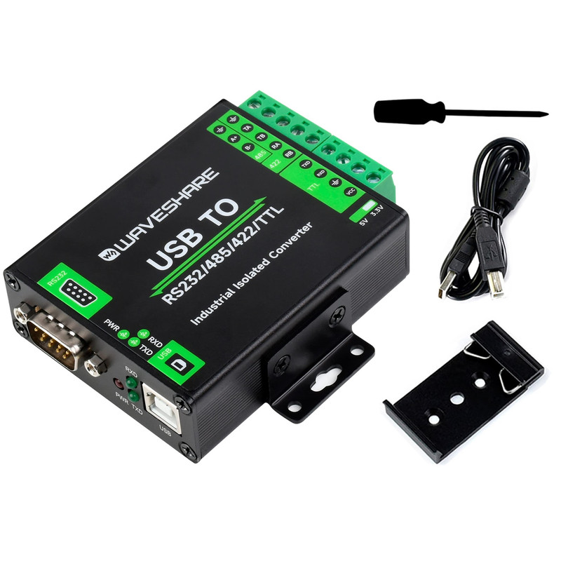 مبدل صنعتی USB به سریال ویوشیر مدل RS232/485/422/TTL