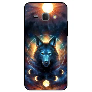 Megafone Wolf and Moon 8006 Cover For Samsung Galaxy J120 / J1 2016	