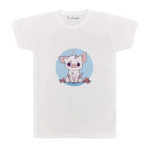 تی شرت بچگانه پرمانه طرح حیوانات بامزه کد pmt.6033