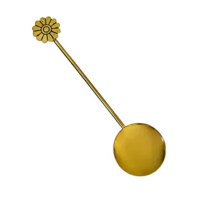 قاشق برنجی مدل لوتوس کد ZH404.3 