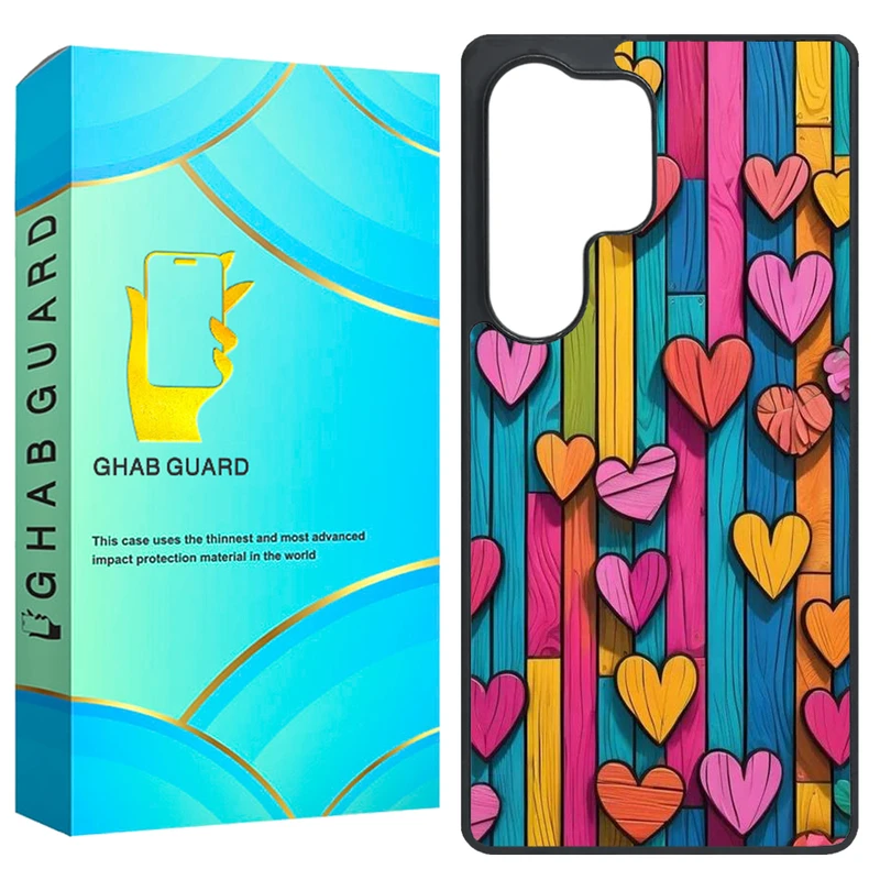 کاور قاب گارد طرح قلب مدل GS25U مناسب برای گوشی موبایل سامسونگ Galaxy S25 Ultra 