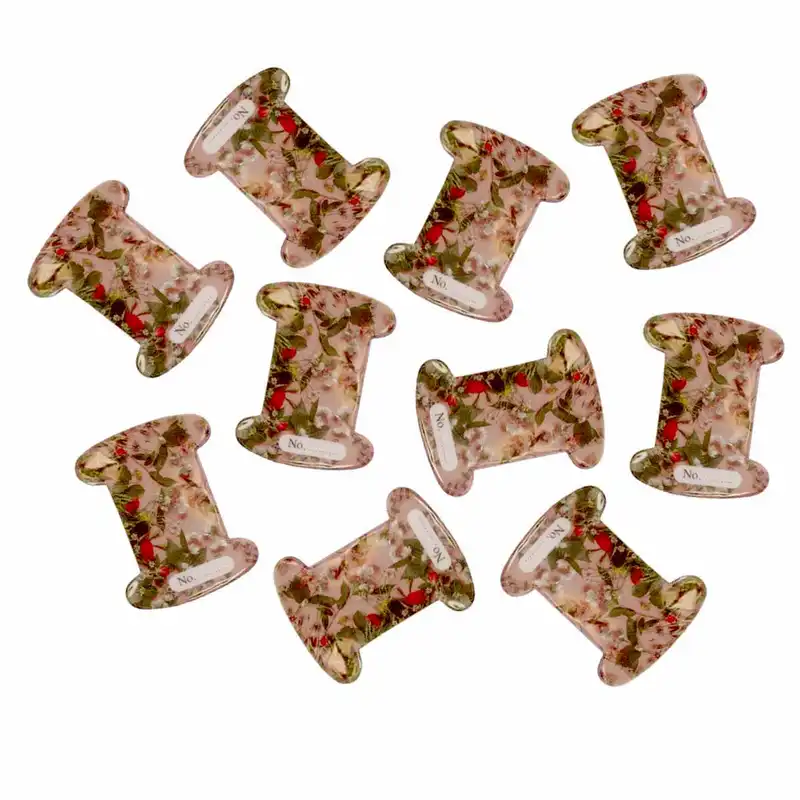 بوبین نخ گلدوزی کد 01 مجموعه 10 عددی