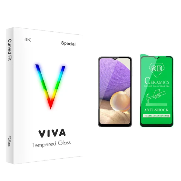 محافظ صفحه نمایش سرامیکی ویوا مدل 4K مناسب برای گوشی موبایل سامسونگ Galaxy A32
