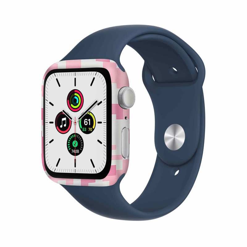 برچسب ماهوت طرح Army-Pink-pixel مناسب برای اپل واچ Watch Se 40mm