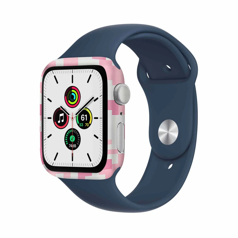 برچسب ماهوت طرح Army_Pink_Pixel مناسب برای اپل واچ Watch Se 44mm