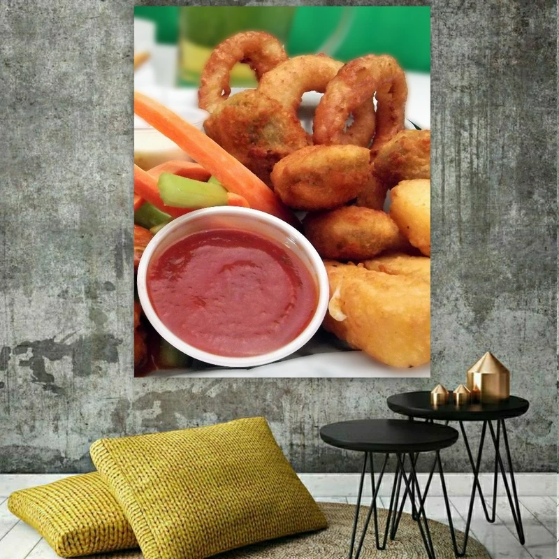 پوستر دیواری طرح فست فود مدل PO501