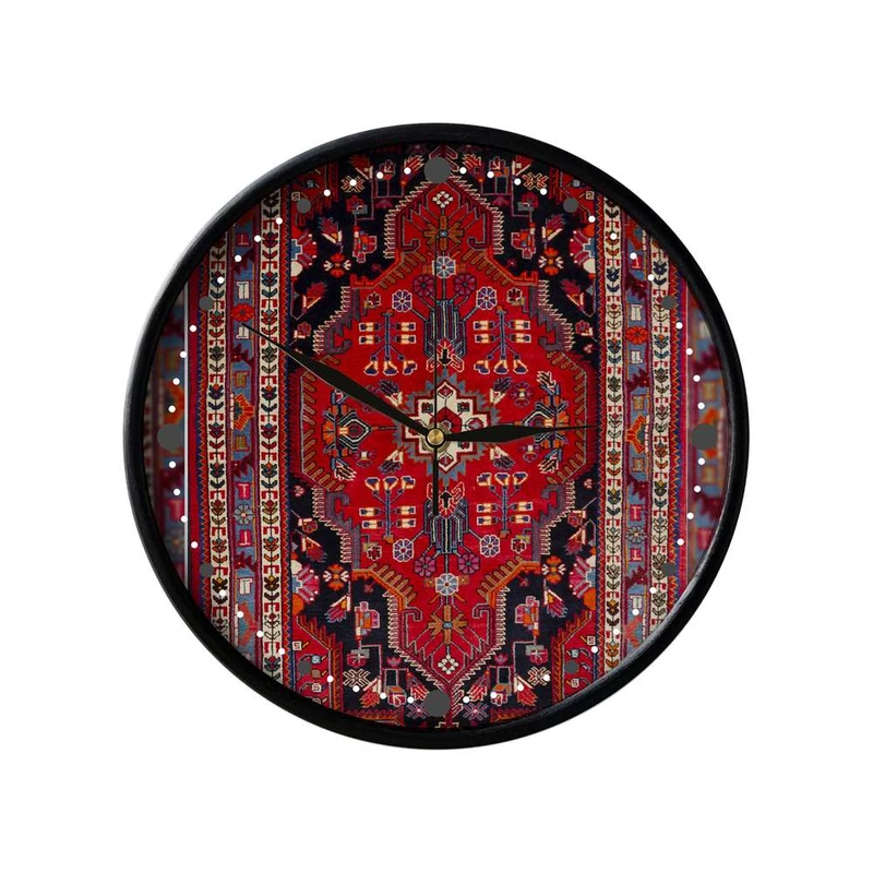 ساعت دیواری مدوپد طرح فرش تویسرکان مدل C-Toyserkan03