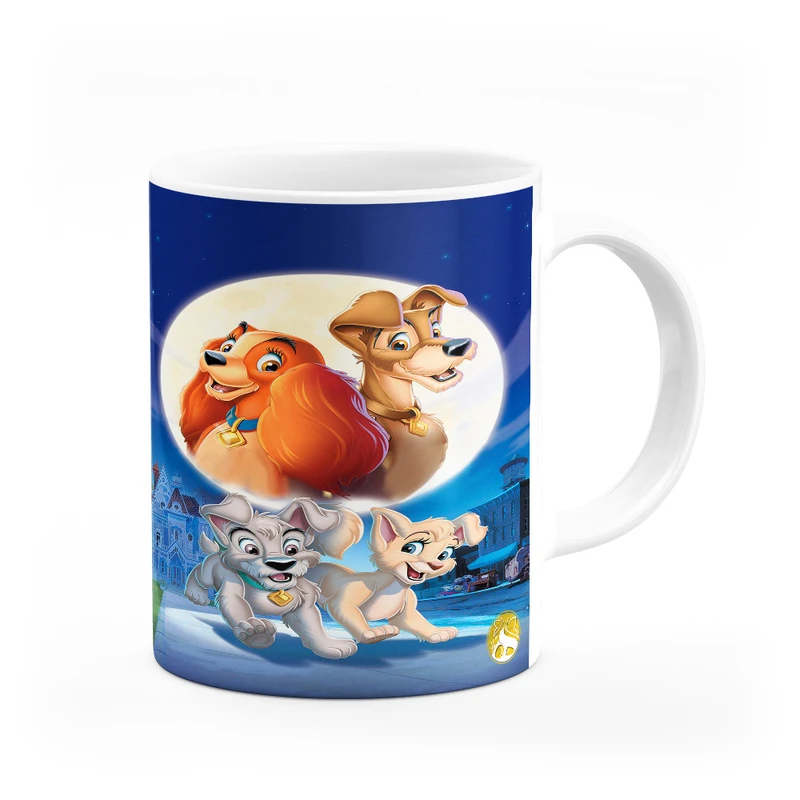 ماگ هومرو طرح انیمیشن بانو و ولگرد مدل MG4123