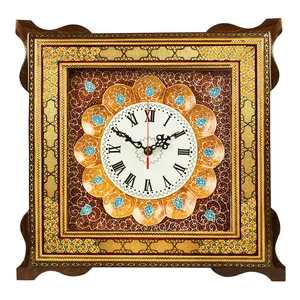 ساعت دیواری خاتم کاری طرح مینا کد 39-2