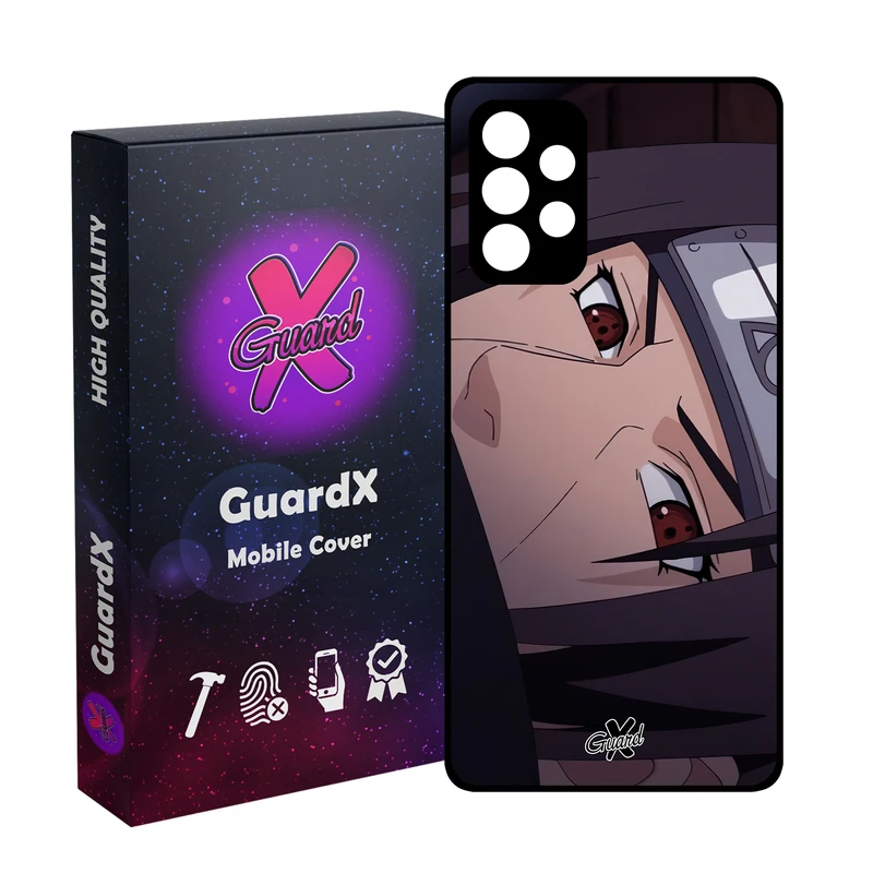 کاور گارد ایکس طرح Itachi Anime مدل Glass10475 مناسب برای گوشی موبایل سامسونگ Galaxy A73