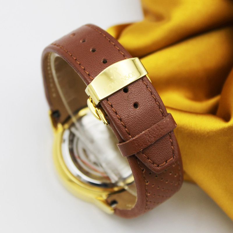 ساعت مچی عقربهای مردانه کوارتز رومانسون مدل 1266