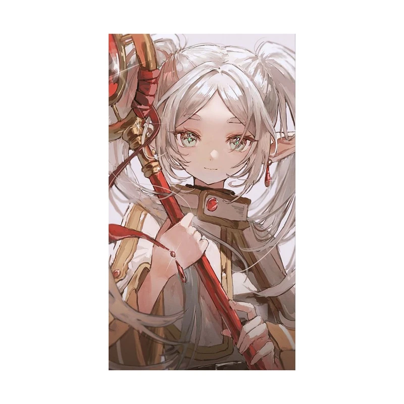 استیکر لپ تاپ و موبایل مدل انیمه طرح فریرن: فراتر از پایان سفر Frieren Beyond Journey's End کد 4242