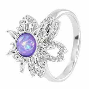 انگشتر زنانه زودیکا مدل اسپینری کد AAE860