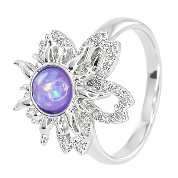 انگشتر زنانه زودیکا مدل اسپینری کد AAE860