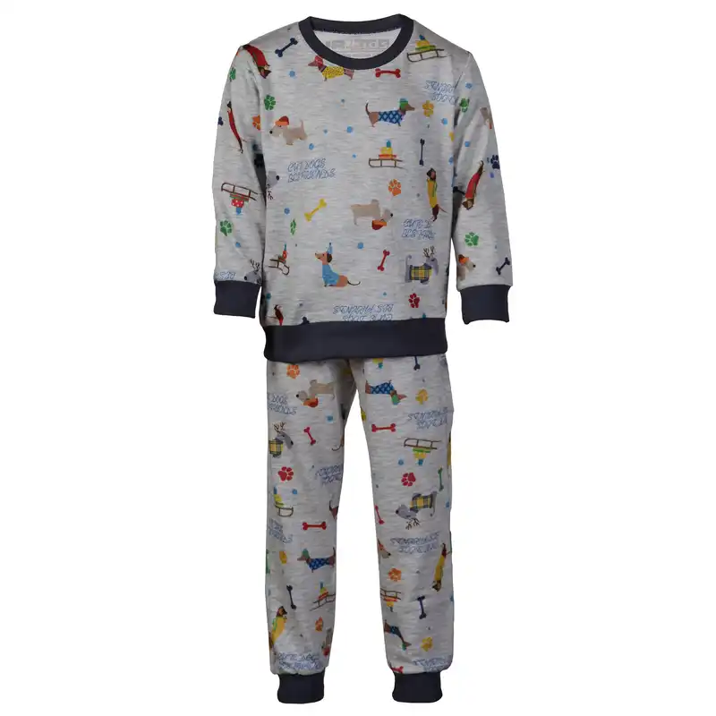 ست سویشرت و شلوار پسرانه مدل Dags رنگ سورمه‌ای