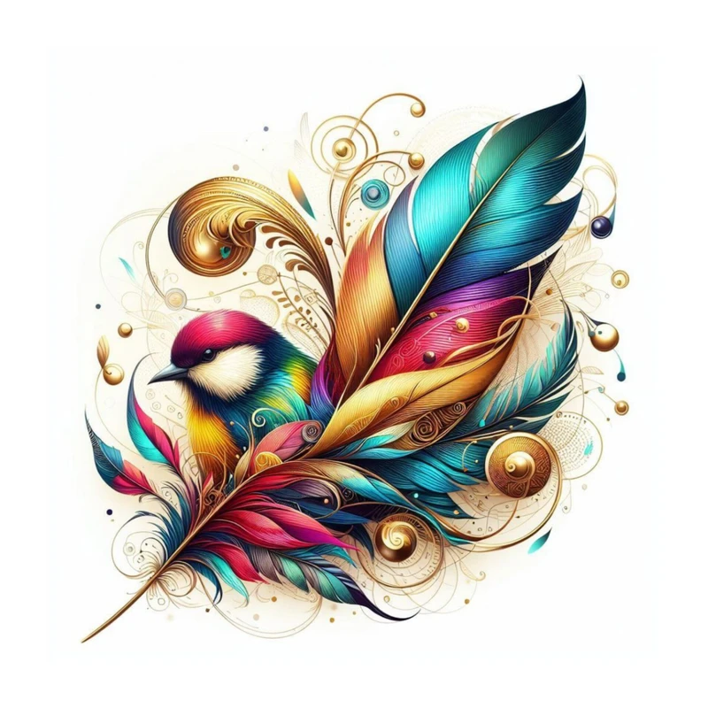 استیکر پارچه و لباس پاد آفرین مدل فانتزی پر کد 114