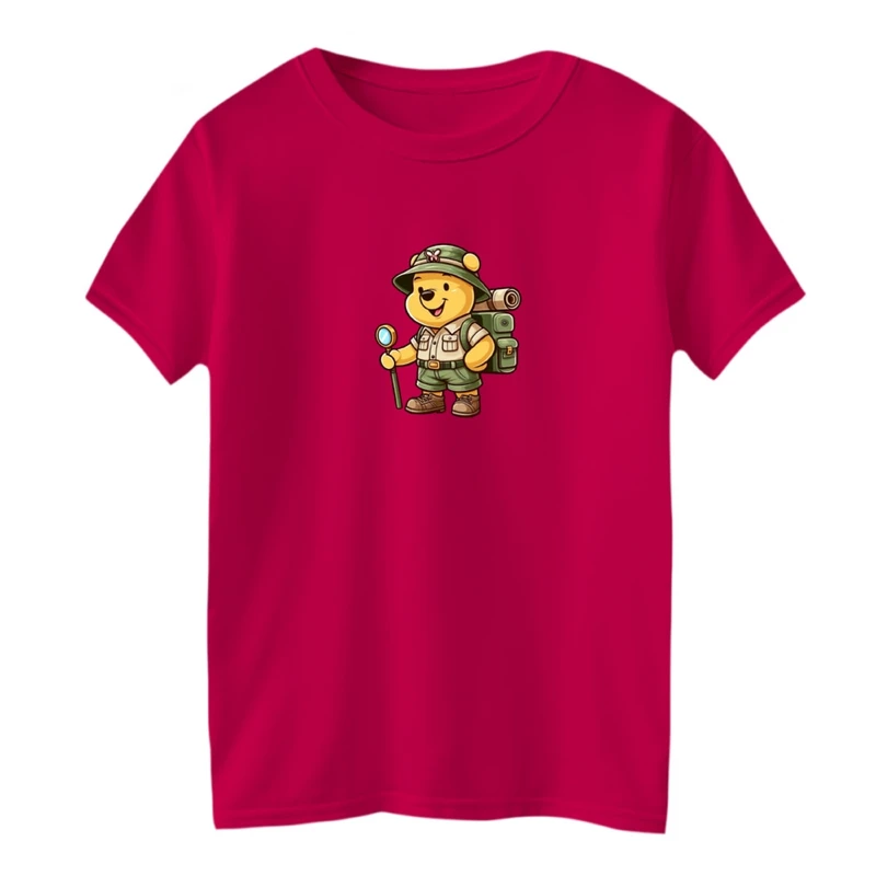 تی شرت آستین کوتاه بچگانه مدل خرس پو کد02