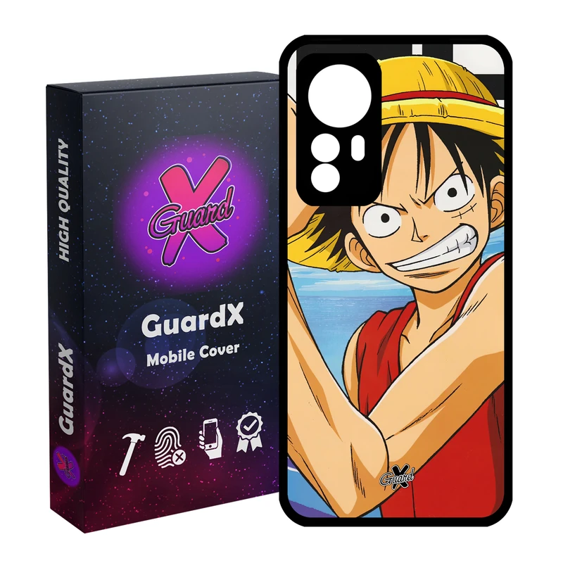 کاور گارد ایکس طرح Luffy Anime مدل Glass10593 مناسب برای گوشی موبایل شیائومی Redmi Note 12S