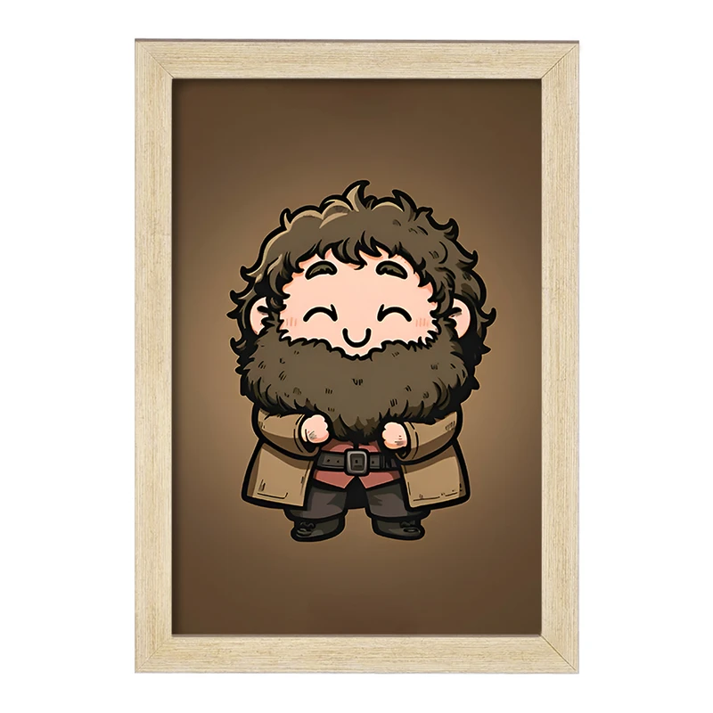 تابلو خندالو مدل هاگرید هری پاتر (Harry Potter) کد F9399