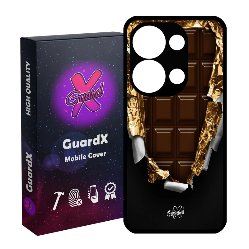 کاور گارد ایکس طرح Chocolate مدل Glass10061 مناسب برای گوشی موبایل شیائومی Redmi Note 13 Pro 4G / Poco M6 Pro 4G