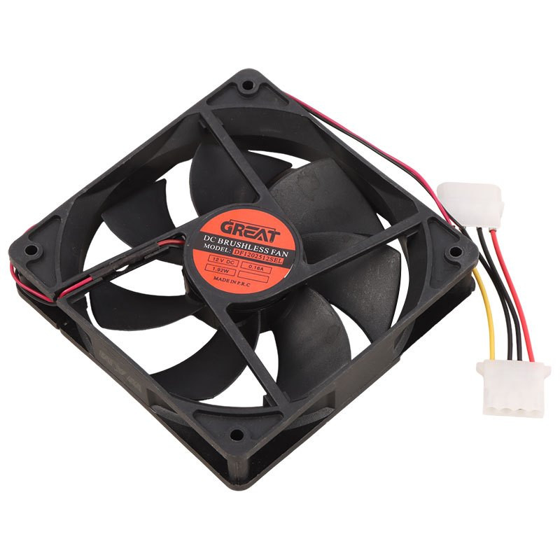 فن کیس گریت مدل 12CM12V بسته چهارعددی
