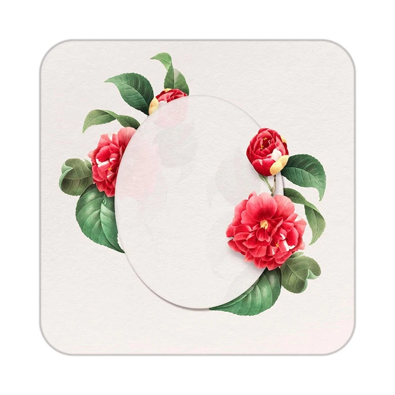 زیر لیوانی کاکتی طرح گل مدل mp18606