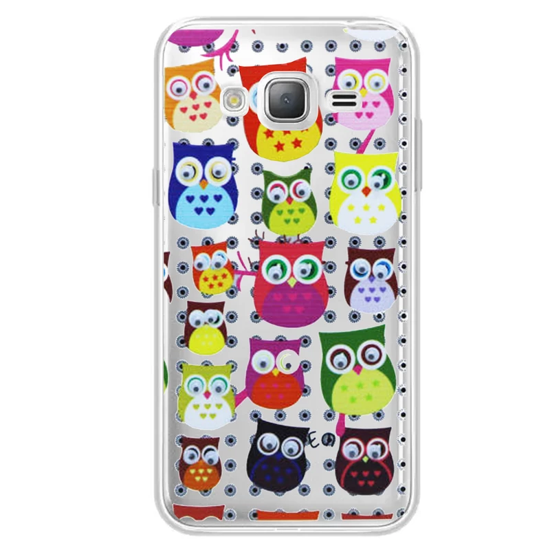 کاور طرح Owl مدل CLR-01 مناسب برای گوشی موبایل سامسونگ Galaxy J1 Mini