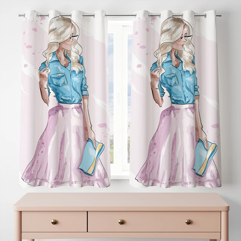 پرده مدل مخمل پانچی کد 8407 سایز 200x140 سانتی متر 