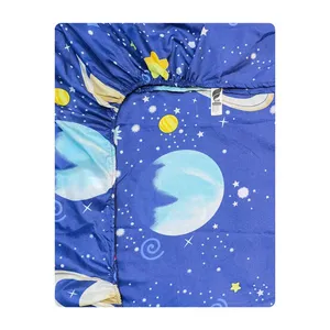 ملحفه آدنو مدل کهکشان کد CH83 یک نفره سایز 90x200 سانتی متر