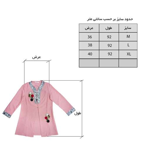 مانتو زنانه کد 06-1346