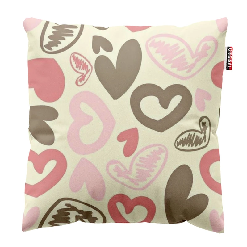  کوسن پاد آفرین طرح قلب سایز 30*30 سانتی متر کد 495
