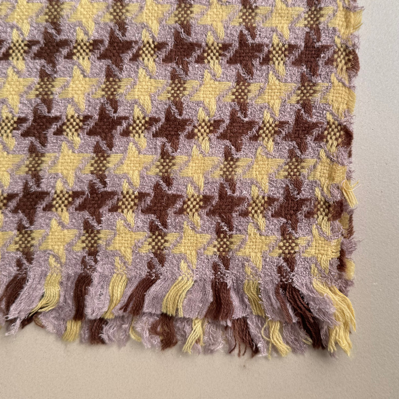 شال گردن زنانه مدل موهر چهارخانه مربعی ریز