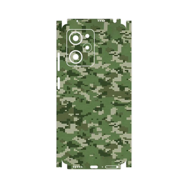 برچسب پوششی ماهوت مدل Army_Green_Pixel-FullSkin مناسب برای گوشی موبایل شیائومی Poco X5 Pro