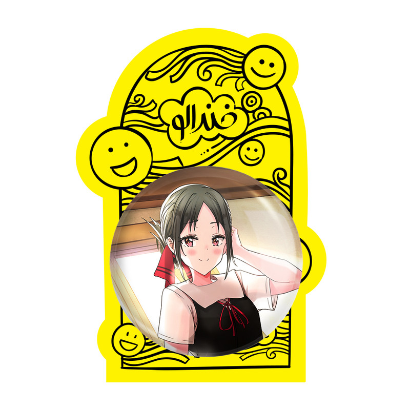 آینه جیبی خندالو طرح کاگویا دختره انیمه کاگویا ساما مدل تاشو کد 16034